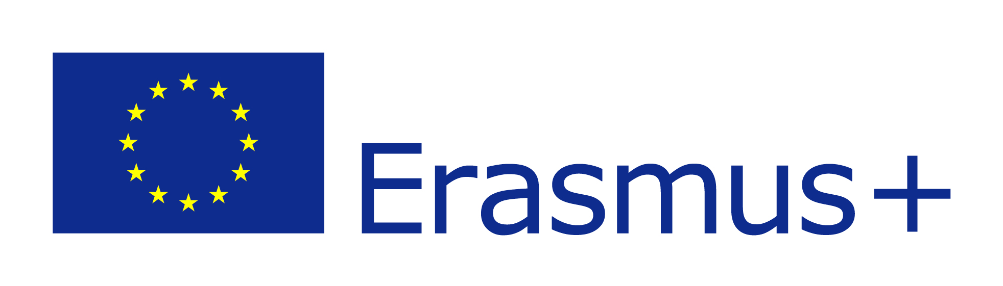 EU flag Erasmus+ vect POS