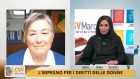 un momento dell'intervista a Marina Turchetti, a sx