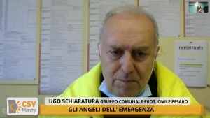 Emergenza Coronavirus, i volontari della protezione civile di Pesaro e Fano protagonisti a &quot;Spazio alla solidarietà&quot;