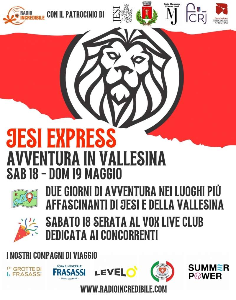 Jesi Express: Radio Incredibile si prepara a portare la Vallesina in tutta Italia