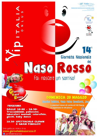 La Giornata nazionale del naso rosso con Vip clown Vallesina