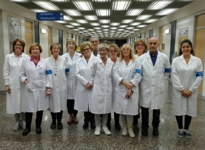 gruppo di volontari Avulss agli ospedali Riuniti di Ancona 