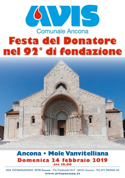 Festa del donatore per l&#039;Avis Ancona