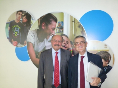  il neo presidente Bartoli e il presidente uscente Marchesi