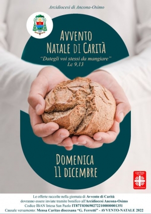 Le iniziative natalizie di Caritas Ancona Osimo a favore della nuova mensa diocesana