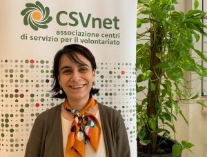 Chiara Tommasini è la nuova presidente di CSVnet.  Simone Bucchi, CSV Marche, è vice presidente.