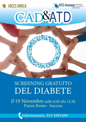 Giornata del diabete, screening gratuito in piazza Roma