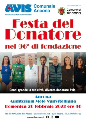 Avis Ancona, torna la Festa del Donatore