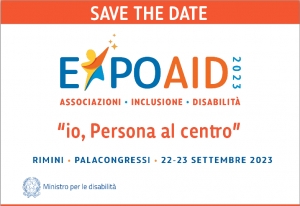 “Expo Aid 2023 - Io persona al centro”. Appuntamento il 22 e 23 settembre. Save The Date!