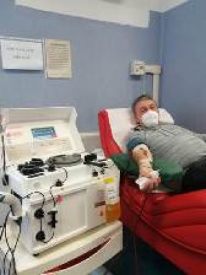 Avis e Area vasta 5 insieme: effettuata la prima donazione di plasma immune ad Ascoli Piceno
