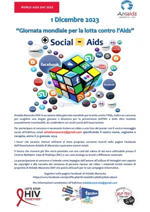 “+ Social – Aids”, il concorso per il miglior slogan