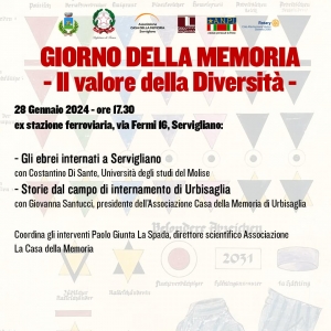 Giorno della Memoria 2024, gli appuntamenti di Casa della Memoria di Servigliano