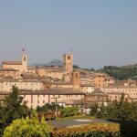 panorama del centro storico di Sarnano