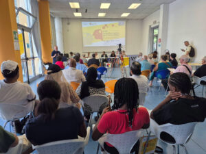 la platea della sala durante il seminario
