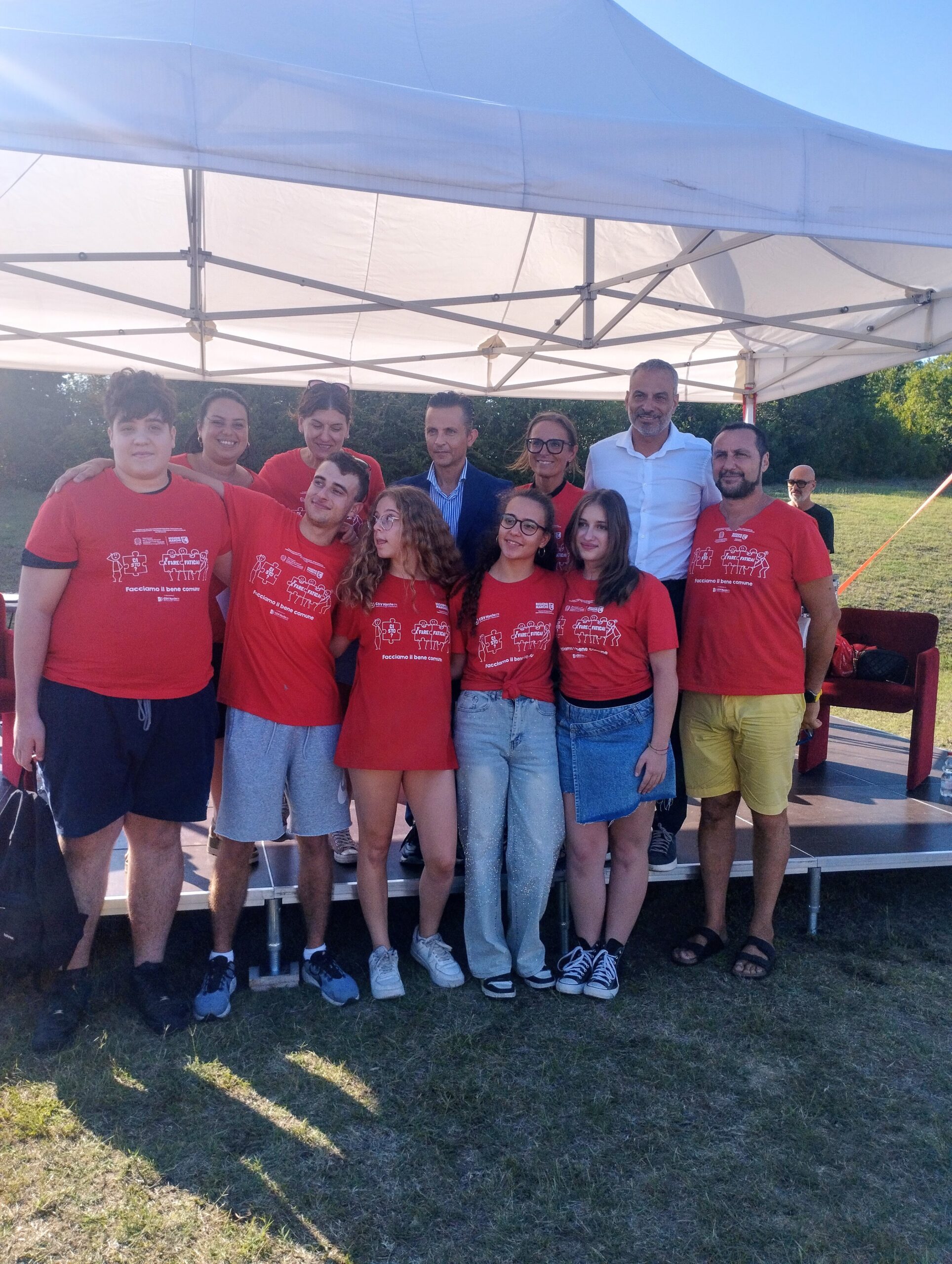 i giovani della squadra di Castelplanio premiati 