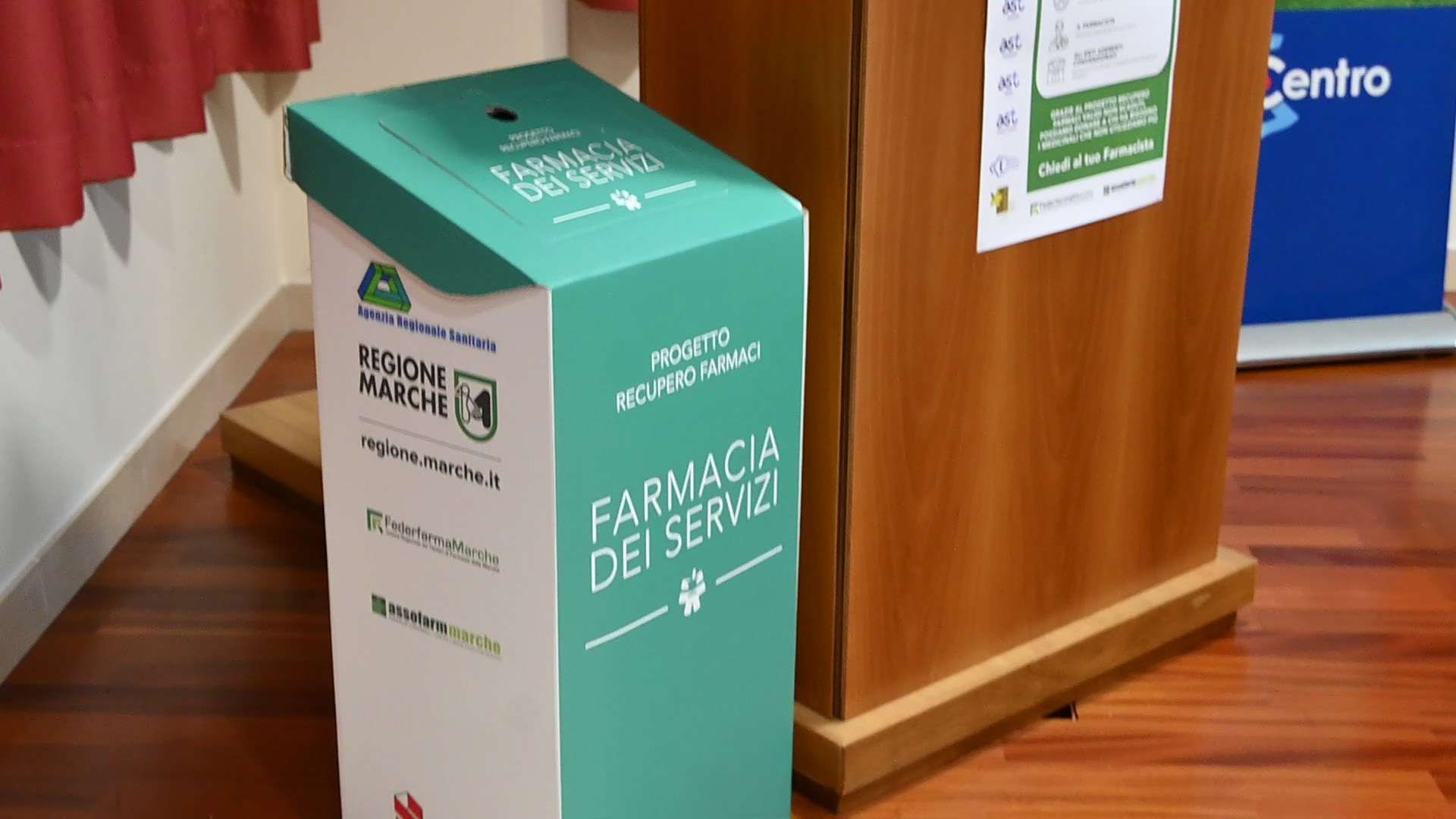 Una scatola per raccogliere i farmaci