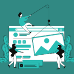 persone che costruiscono una pagina web