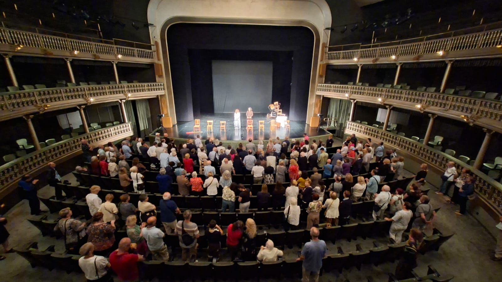 Un teatro gremito