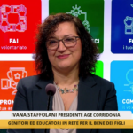 inquadratura tv con la presidente Age Corridonia