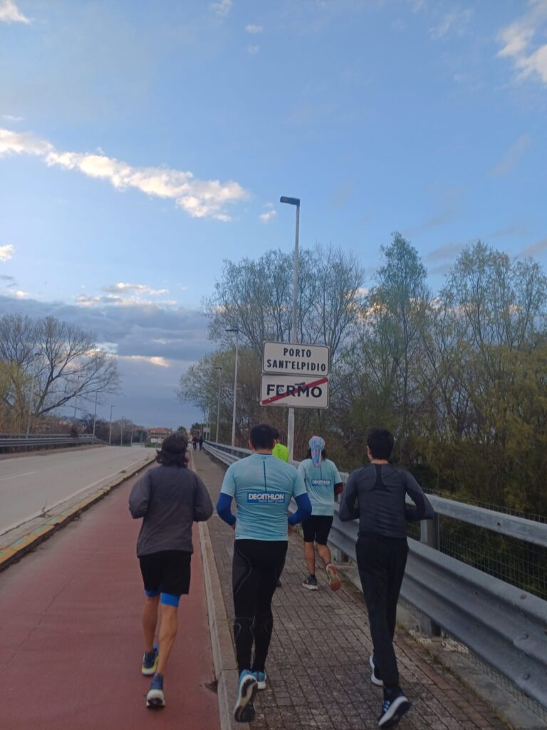 Foto di Alessandro Carrarini durante un allenamento di Filippide Marche