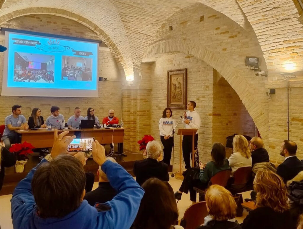 Fabio Sianu durante un'iniziativa