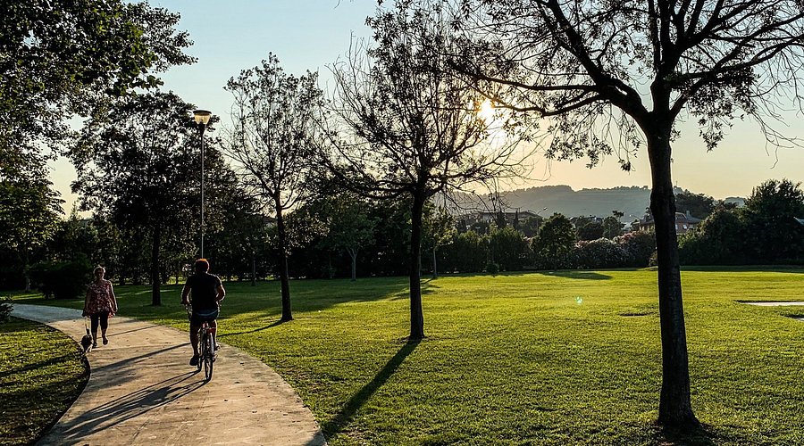 Veduta del parco Due Ponti a Marina di Altidona