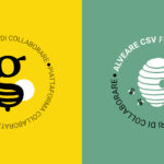 i loghi grafici di Gluo e di Alveare formazione