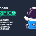 banner grafico con il logo del programma e l'illustrazione di un astronauta al pc