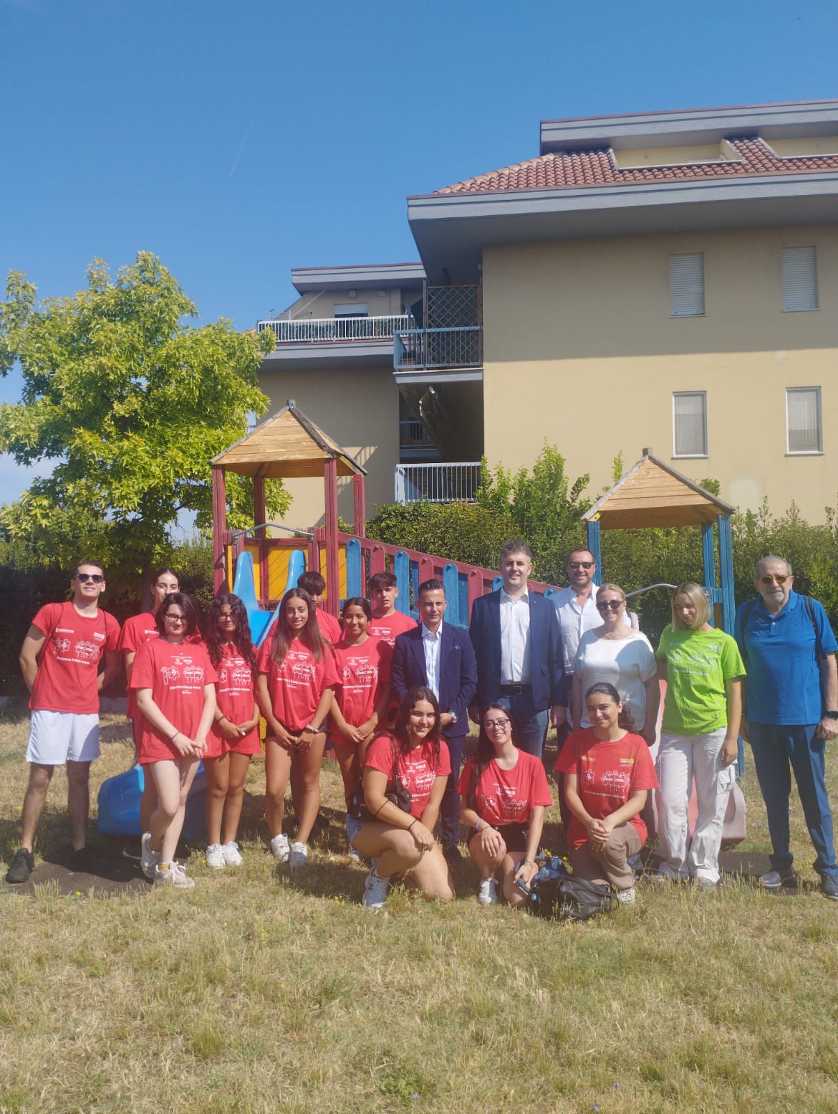 La visita dell'assessore Consoli al parco Paola di San Benedetto