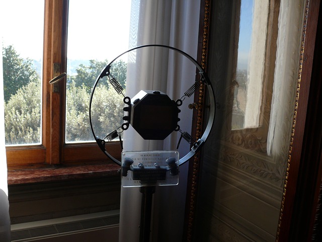 Il microfono di una delle prime radio