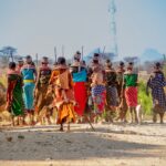 gruppo di indigeni africani