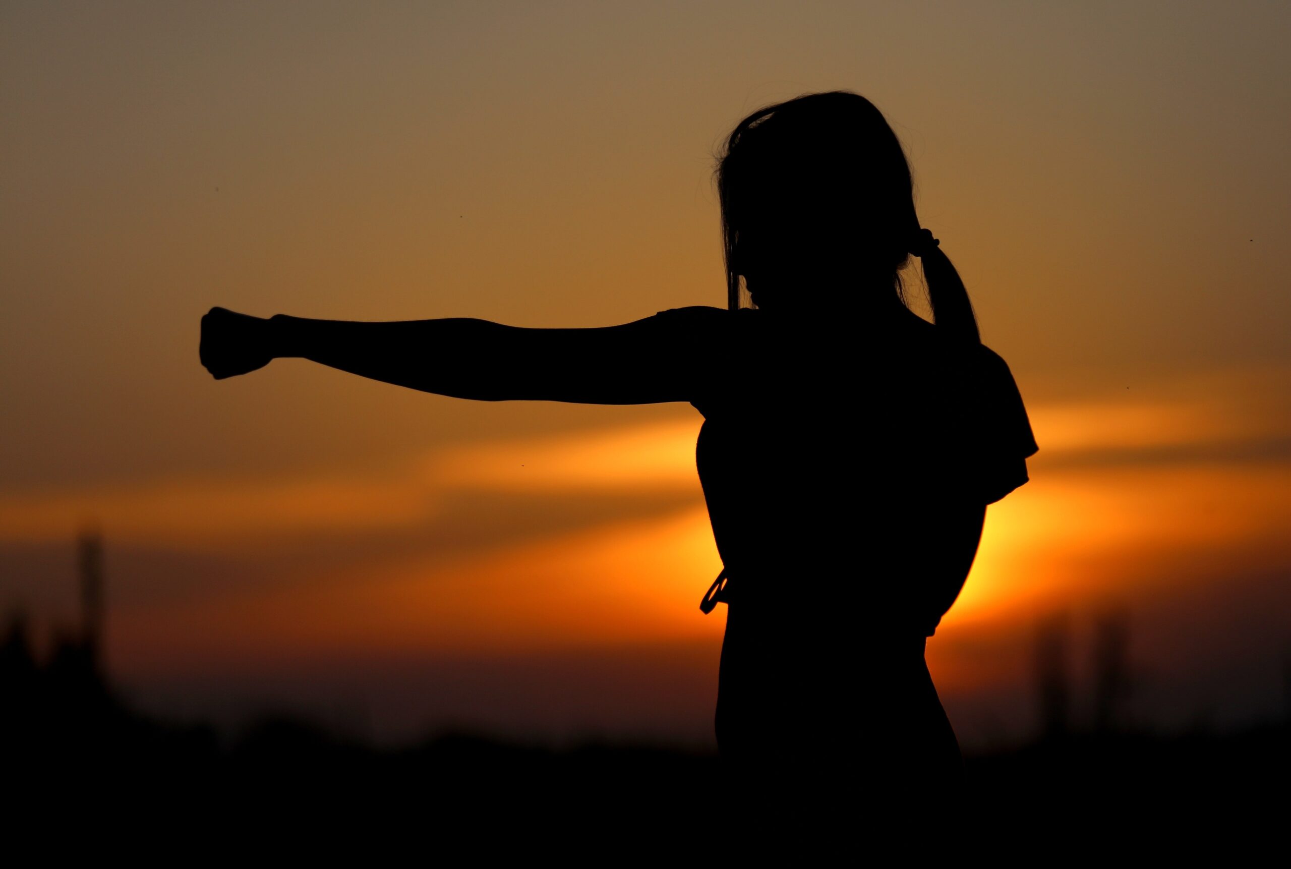 una mossa di karate