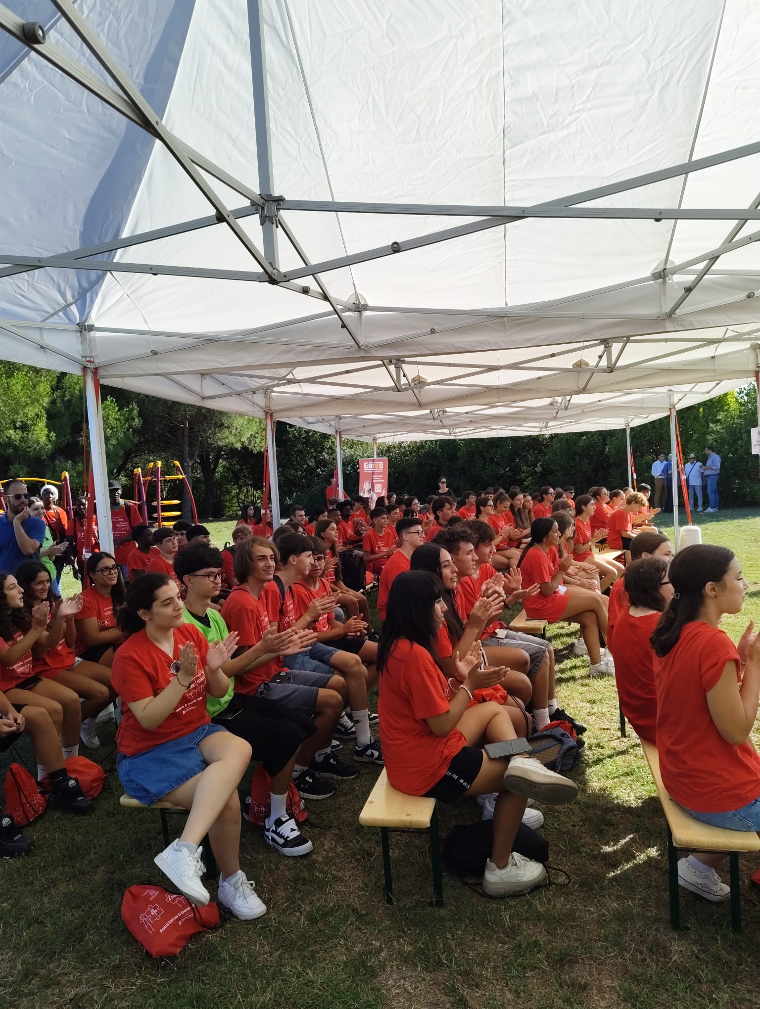 Immagine di alcuni partecipanti all'evento finale