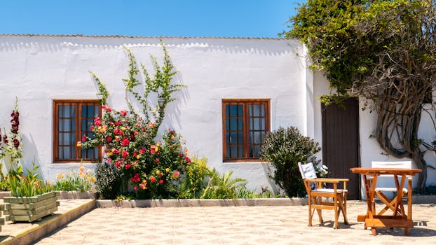 La facciata di una casa