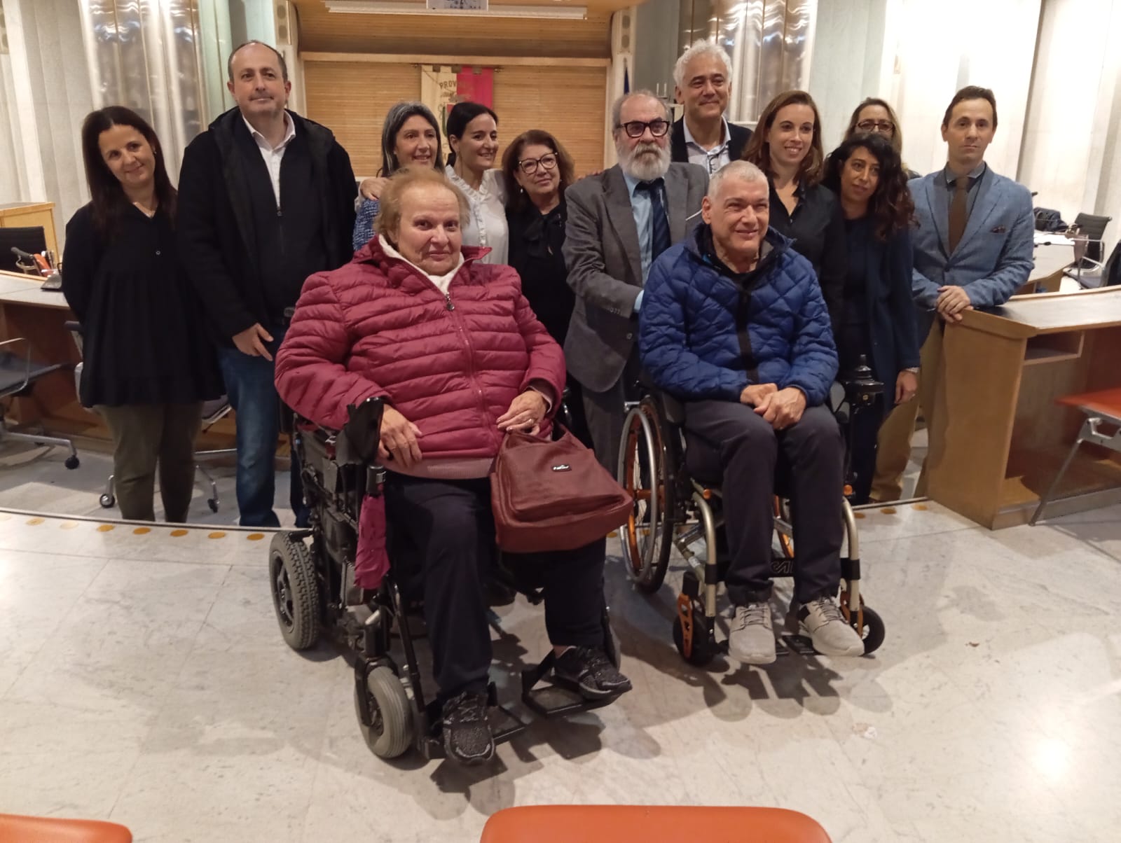 il gruppo delle persone partecipanti alla presentazione del concorso